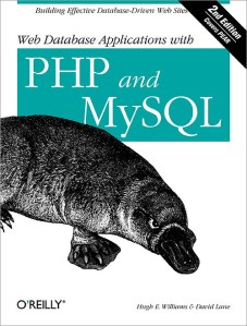 Web Database Applications with PHP and MySQL. My first book in its second English edition.